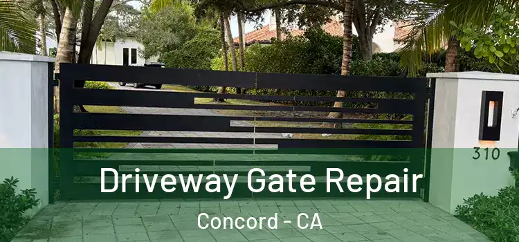 Driveway Gate Repair Concord - CA