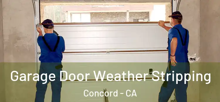  Garage Door Weather Stripping Concord - CA