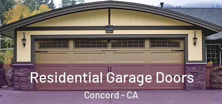  Residential Garage Doors Concord - CA